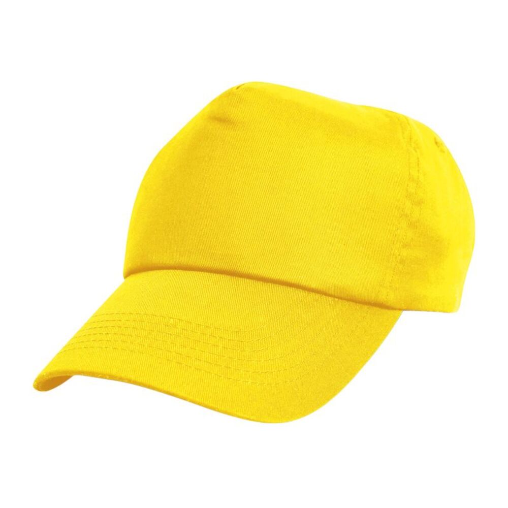 Result Headwear Cotton Baseball Cap / Yellow